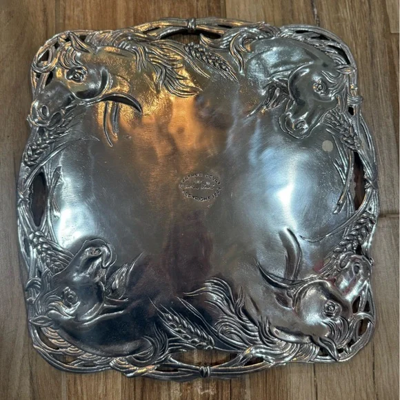 Arthur Court Horse Aluminum 12